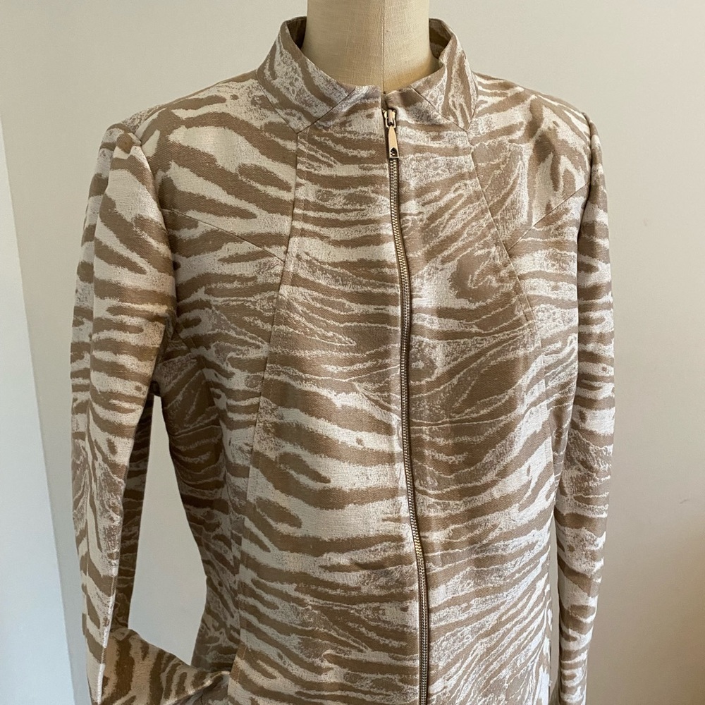 Lafayette 148 Animal Print Jacket